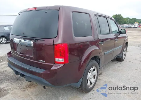 2014 Honda Pilot Lx из США, поврежденный, VIN 5FNYF4H22EB002713